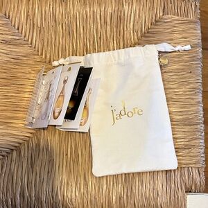 Dior J'adore White and Gold Pouch